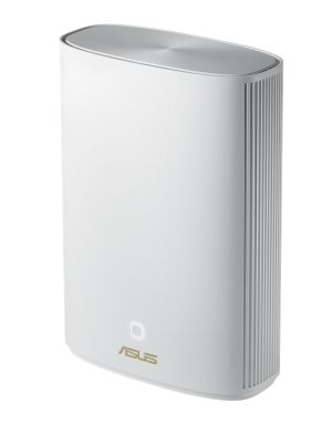 Меш система Asus Mesh WiFi, ZenWiFi AX Hybrid XP4 1PK, AX1800 + AV1300, Dual-Band, coverage up to 260m2, Quad-Core 1.2GHz CPU, 256MB/512MB Flash/RAM, Gigabit, AiProtection Pro, Adaptive QoS, VPN server/client, IPTV, OFDMA, Beamforming, AiMesh, White