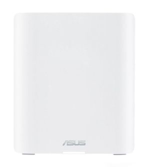 Меш система Asus Mesh WiFi system, ZenWiFi BT10 1PK, BE18000, Tri-Band, up to 280m2, Quad-Core 2.0GHz CPU, 256MB/2GB Flash/RAM, 10G dual-port, Smart Home Master SSIDs, AiProtection Pro, Adaptive QoS, VPN server/client, IPTV, OFDMA, Beamforming, AiMesh,Whi