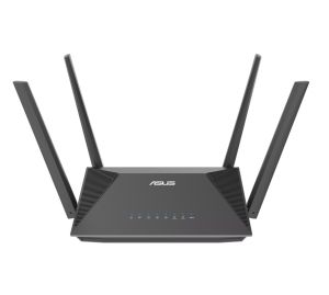 Рутер Asus RT-AX52, Dual-Band, Dual-Core 1.3GHz CPU, 128MB/256MB, Gigabit, Instant Guard, Traditional QoS, VPN server/client, IPTV, OFDMA, Beamforming, AiMesh