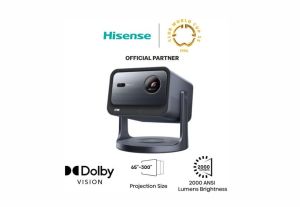 Мултимедиен проектор Hisense C2 Smart mini Laser Projector, 4K Ultra HD 3840x2160, 1700:1, 2000 lum, 60 Hz, Digital Zoom,Dolby Vision, HDR10+(decoding), HDR10, HLG, 2*10W