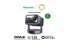 Мултимедиен проектор Hisense C2 Ulta Smart mini  Laser Projector, 4K Ultra HD 3840x2160, 2000:1, 3000 lum, 60 Hz, Optical Zoom& Digital Zoom,Dolby Vision, IMAX enhanced,Dolby Vision, HDR10+, HDR10, HLG, 2*10W+20W Subwoofer,Designed for XBOX