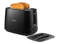 PHILIPS Daily Collection Toaster 8 settings Integrated bun warming rack Compact design