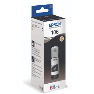 Консуматив Epson 106 EcoTank Photo Black ink bottle x 10+Epson 106 EcoTank Photo Black ink bottle 11