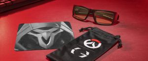 Компютърни очила GUNNAR Overwatch Reaper Black Ash - Amber