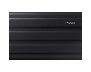 Hard disk Samsung portabil NVME SSD T7 Shield 2TB, USB 3.2 Gen2, rezistent, IP65, citire 1050 MB/s scriere 1000 MB/s, negru