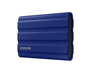 Hard disk Samsung Portable NVME SSD T7 Shield 1TB , USB 3.2 Gen2, Rugged, IP65, Read 1050 MB/s Write 1000 MB/s, Blue