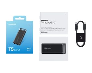 Hard drive Samsung 2TB T5 EVO Portable SSD USB 3.2 Gen 1