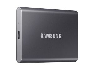 Hard disk Samsung Portable SSD T7 4TB, USB 3.2 Read 1050 MB/s Write 1000 MB/s, Titan Gray