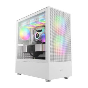 Gamdias Case EATX - TALOS E3 MESH ELITE White - aRGB, Tempered Glass