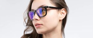 Комплект GUNNAR Cupertino Onyx с два вида стъкла Amber и Clear с калъф