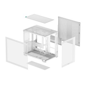 DeepCool кутия Case ATX - CG530 White