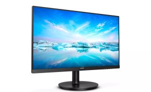 Монитор Philips 221V8A/00, 21.5" VA WLED, 1920x1080@75Hz, 4ms GtG, 250cd m/2, 3000:1, Mega Infinity DCR, Adaptive Sync, FlickerFree, Low Blue Mode, 2Wx2, Tilt, D-SUB, HDMI