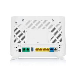 Рутер ZyXEL WiFi 6 AX1800 VDSL2 IAD 5-port Super Vectoring Gateway (upto 35B) and USB with Easy Mesh Support