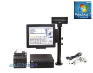 Wincor Nixdorf Beetle SII Plus, Intel Dual-Core, 2048MB, 250GB, desktop subțire, preinstalat cu Windows 7 Professional SP1, recondiționat