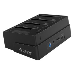 Orico Storage - HDD/SSD Dock/Duplicator - 4x 2.5 and 3.5 inch USB3.0, black - 6648US3-C