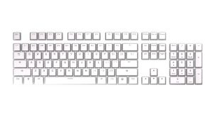 Keycaps ENDORFY - 124 pcs PBT - Onyx White