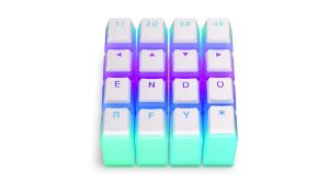 Keycaps ENDORFY - 124 pcs PBT - Onyx White