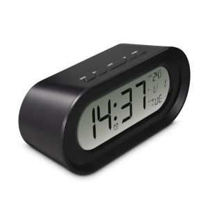 Hama "Samos" Digital Alarm Clock, LCD, black