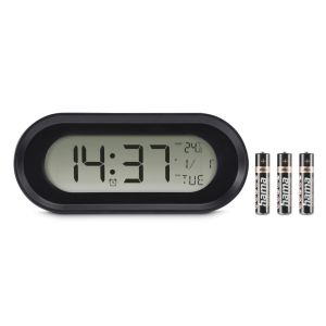 Hama "Samos" Digital Alarm Clock, LCD, black