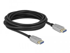 Кабел Delock DisplayPort 2.0 мъжко - DisplayPort мъжко, 5.0м, 10K, Черен