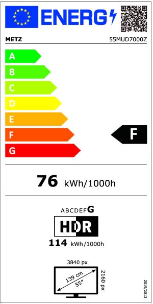 Телевизор METZ 55MUD7000Z, 55