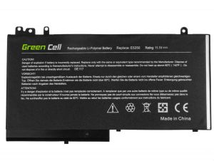 Laptop Battery for   Dell Latitude 12 5250 E5250 14 E5450 15 E5550 11 3150 3160 RYXXH  11,1V 2900mAh GREEN CELL