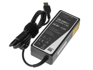 Notebook Power Supply PRO Charger / AC Adapter 20V 4.5A 90W for Lenovo G500 G500s G510 Z51-70 IdeaPad Z510 Z710 ThinkPad T440s T460p T470p    GREEN CELL