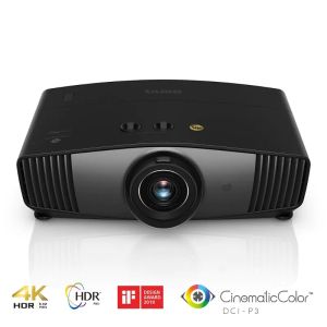 Мултимедиен проектор BenQ W5700, Cine Prime, 4K 3840x2160, HDR PRO, 1800 ANSI lumens, Zoom 1.6x, 100000:1 FOFO, Calibration report, 100% DCI-P3, 100% Rec.709, 2xHDMI, 3x USB, Media reader, Audio Out, Lan RJ45, RS232, 12V Trigger, 6.5kg, Black