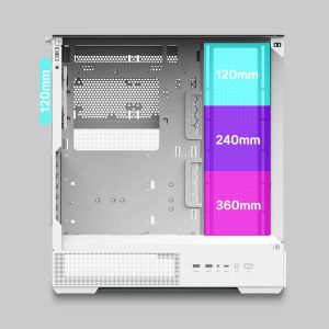 Zalman Case ATX - P40 Prism White