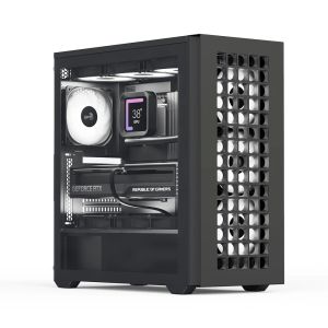 AeroCool кутия Case ATX - D502A Black, Addressable RGB