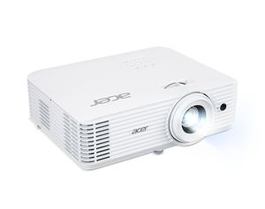 Мултимедиен проектор Acer Projector H6541BDK, DLP, 1080p (1920x1080), 4000 ANSI LUMENS, 10000:1,  RCA, Audio in/out, USB type A (5V/1A), RS-232,Bluelight Shield, LumiSense, Football mode, 3W Built-in Speaker, White 2.9 Kg + Acer T82-W01MW 82.5"