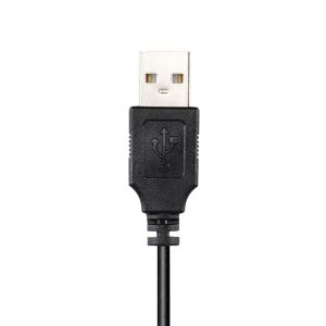 Căști cu microfon HAMA HS-USB300, stereo, USB, Negru
