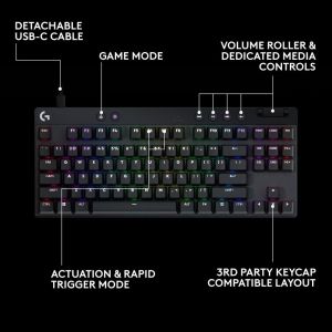 Gaming Mechanical keyboard Logitech G Pro X RAPID TKL - Tactile Switch