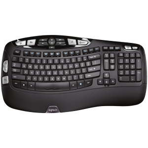 Tastatură Tastatură ergonomică fără fir Logitech Wave Keys - GRAPHITE - US INT`L - 2.4GHZ/BT - N/A - INTNL-973 - UNIVERSAL