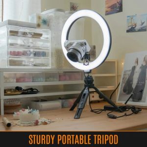 Streamplify стрийминг осветление Streaming LIGHT 10 With Tripod - SPIR-LZ10112.11