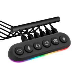 Streamplify стрийминг хъб/дек Streaming HUB DECK 5 RGB - 5 x USB-A - SPUH-HD51217.11