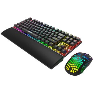 Marvo Gaming COMBO CM373 Blue Switches 2-in-1 - Mechanical Keyboard TKL, Mouse