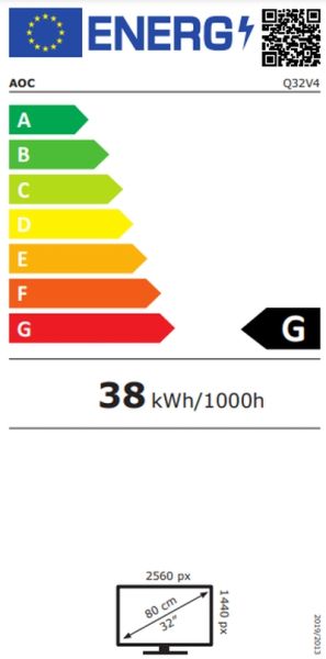 Monitor AOC Q32V4, 31.5