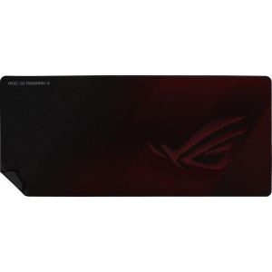 Подложка за мишка Asus ROG SCABBARD II is extended gaming mouse pad with protective nano-coating for a water-, oil-and dust-repellant surface, with anti-fray, flat-stitched edges and a non-slip rubber base