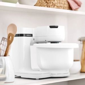 Кухненски робот Bosch MUMS2AW00 Kitchen machine, MUM Serie 2, 700 W, 4 speeds, 3.8l plastic mixing bowl, White