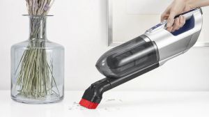 Vacuum cleaner Bosch BBH3K2800, Cordless Handstick Vacuum cleaner 2 in 1 Flexxo Gen2, Serie 4, 28V, 82 dB(A), AllFloor Power Brush with LEDs, built-in accessories, Blue