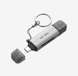 Четец за карти Hiksemi Card Reader, USB 3.0 and Type-C, SD cards and TF cards