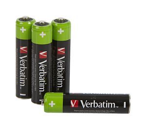 Батерия Verbatim RECHARGEABLE BATTERY AAA 4 PACK / HR03