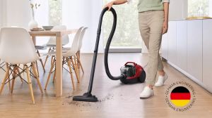 Прахосмукачка Bosch BGC21X350, SER4 Bagless vacuum cleaner, 750 W, 2.0 L, 78 dB(A), Red