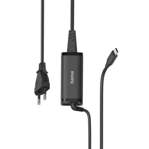 HAMA Зарядно за лаптоп, USB-C PD, GaN, 5-20V/65 W