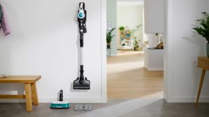 Прахосмукачка Bosch BCS71HYG1, Cordless Handstick Vacuum Cleaner, Unlimited 7, ProHygienic Aqua, 2in1 for wet & dry cleaning, White