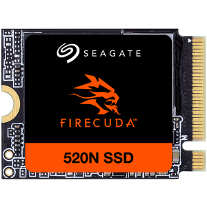 SSD SEAGATE FireCuda 520N 1.024TB M.2 2230-S2 PCIe Gen4 x4 NVMe 1.4, 3D TLC, Read/Write: 4800/4700 MBps, IOPS 800K/900K, Rescue Data Recovery Services 3 ani, TBW: 600