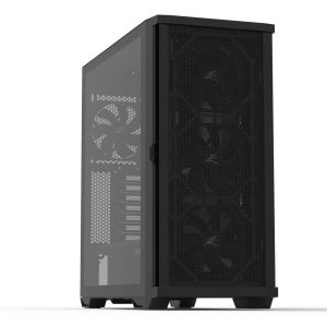 Case Zalman Z10 Mesh Mid-Tower, Tempered Glass, Black