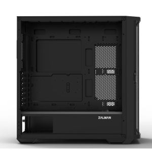 Case Zalman Z10 Mesh Mid-Tower, Tempered Glass, Black