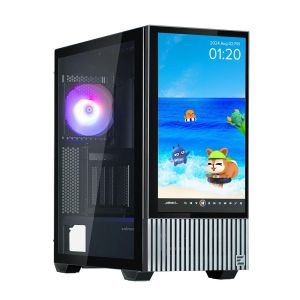 Case Zalman Z10 DS 15.6 FHD Display Mid-Tower - Black